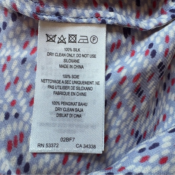 Pippa 100% Silk Boho Tunic Blouse Size 12 - Picture 4 of 4